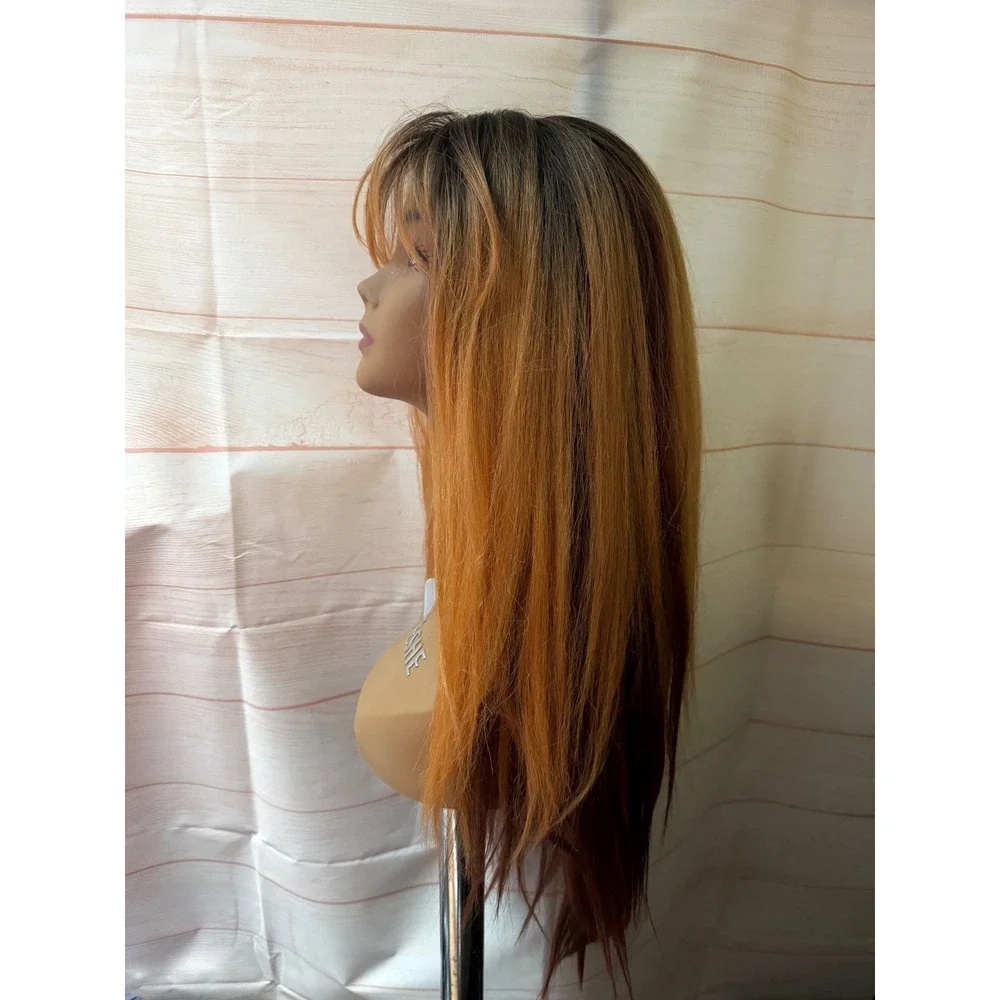 DR Ginger human mix wig 360 HD lace